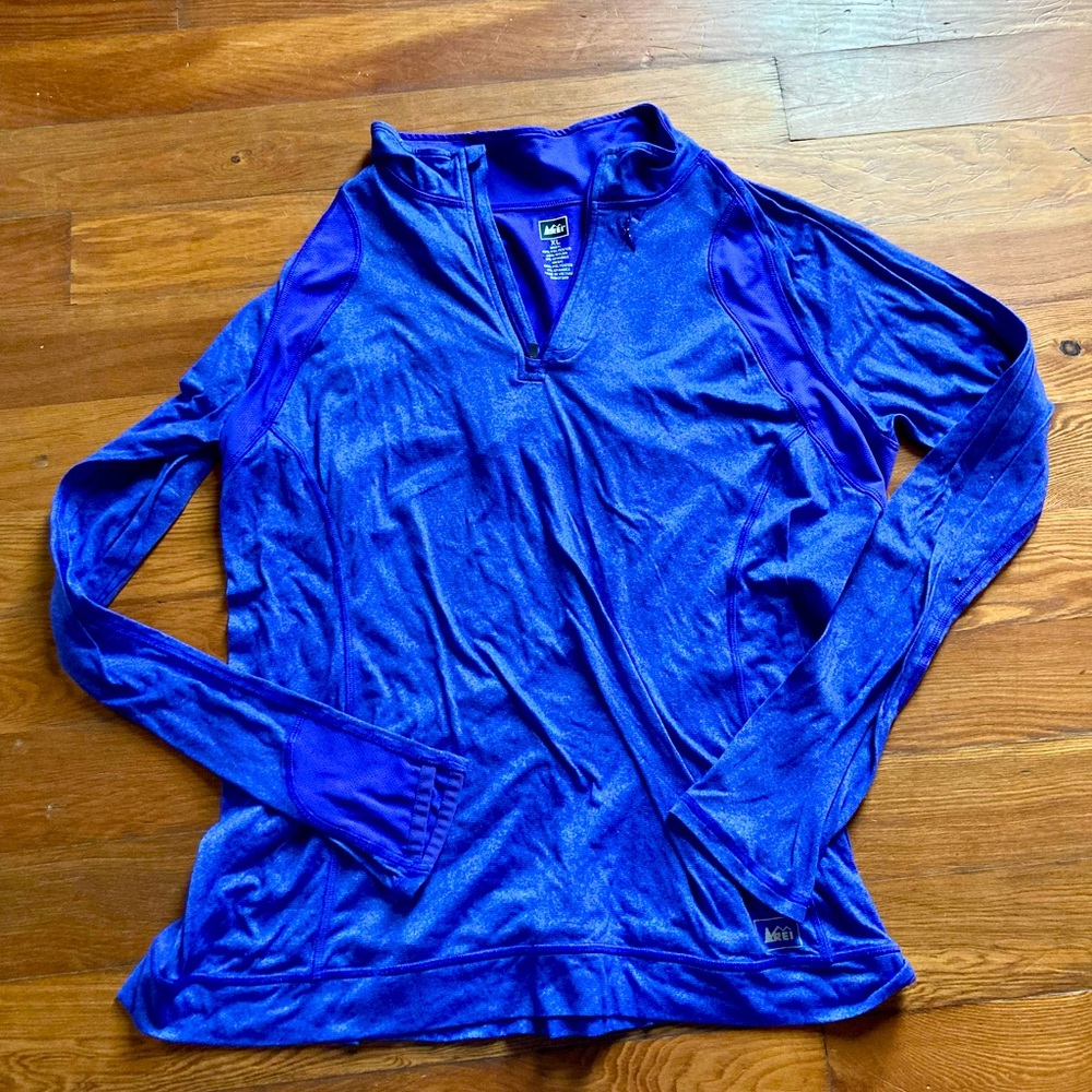 REI Quarter Zip Long Sleeved Top